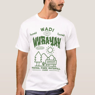 T-shirt Fujairah : cascade du parc national de Wadi Wuraya