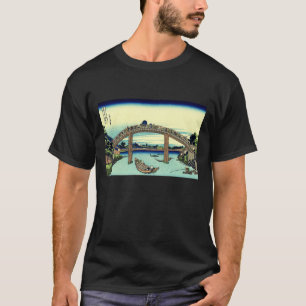 T-shirt Fuji vu par le pont de Mannen chez Fukagawa