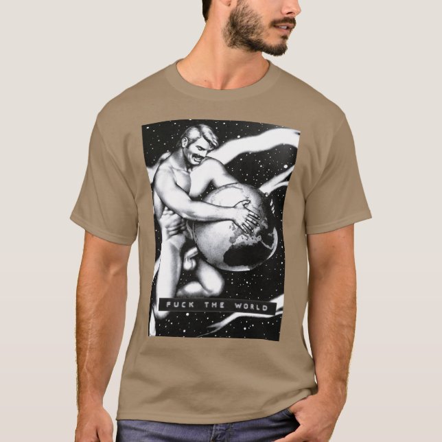T-shirt FUKHE WORLDom de Finlande drôle (Devant)
