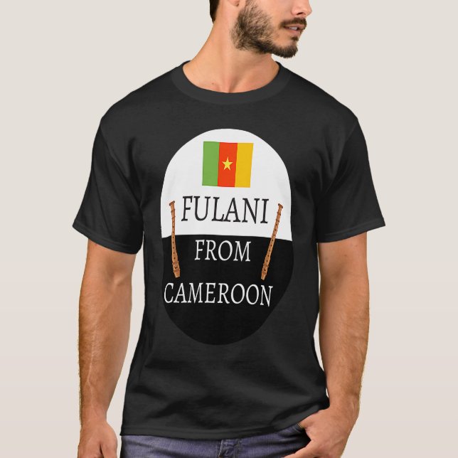 T-shirt Fulani From Cameroon  Culture Islam Fulbe Fula (Devant)