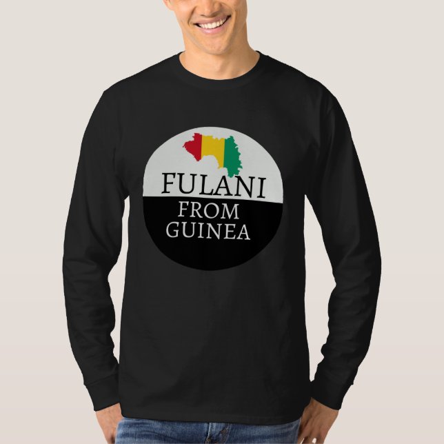 T-shirt Fulani From Guinea Muslim Ancestry Initiation DNA (Devant)