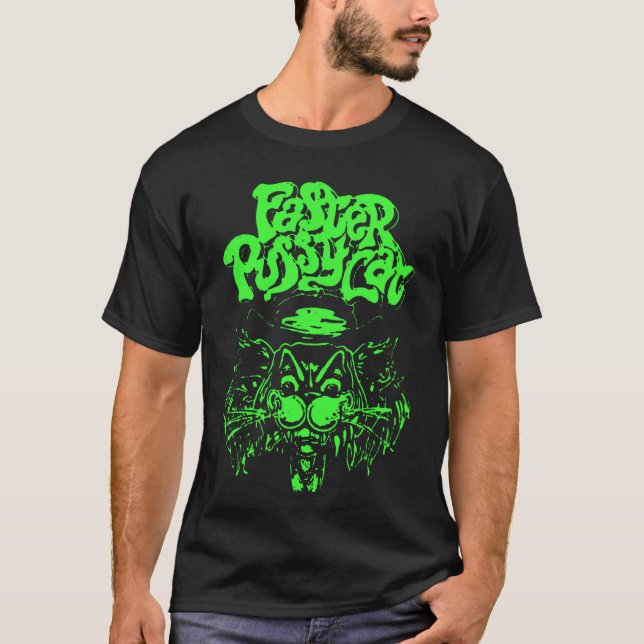 T-shirt full vert plus rapide poussycat tendance 1 tshirt1 (Devant)