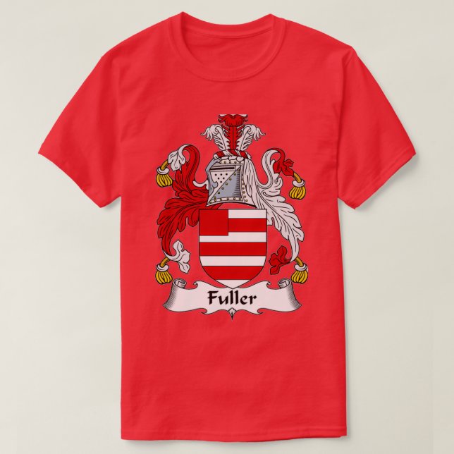 T-shirt Fuller Coat of Arms Fuller Family Crest (Design devant)