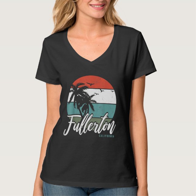 T-shirt Fullerton, Californie (Devant)
