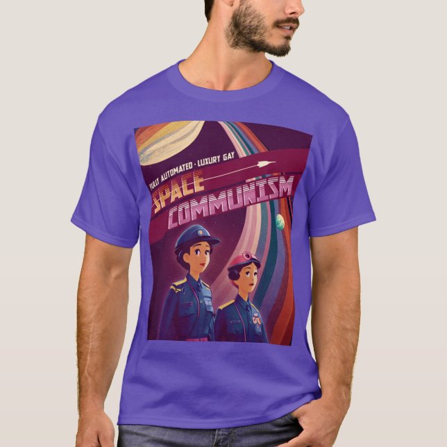T-shirt Fully Automated Luury Space Communism boy (Devant)