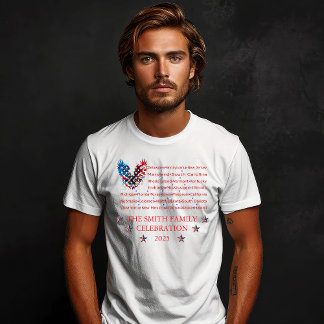T-shirt Fully Customizable Patriotic 4th of July Design