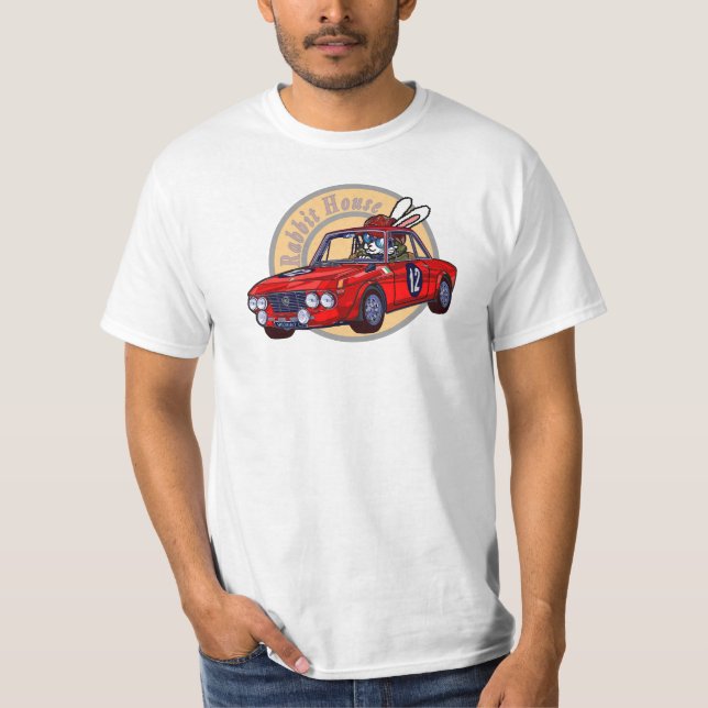 T-shirt Fulvia type Rally HF - 白 (Devant)