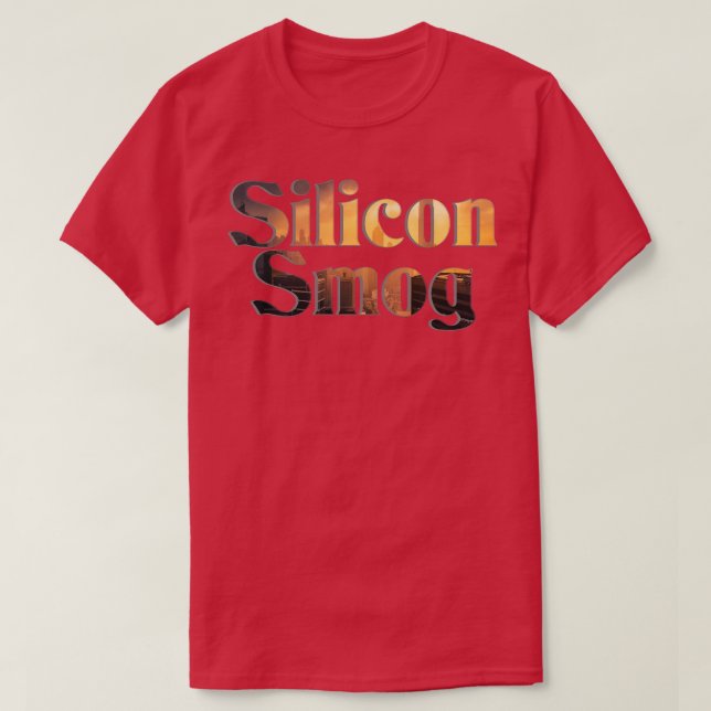 T-shirt Fumée de silicone (Design devant)