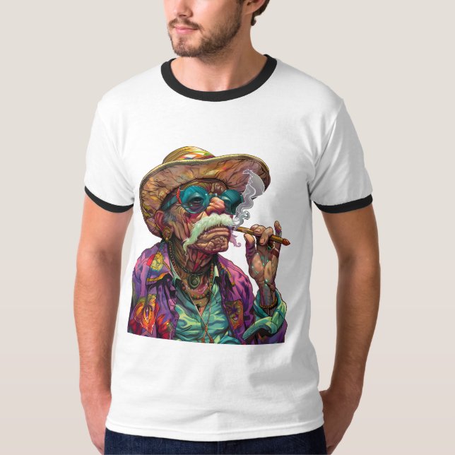 T-shirt Fumée et sagesse (Devant)