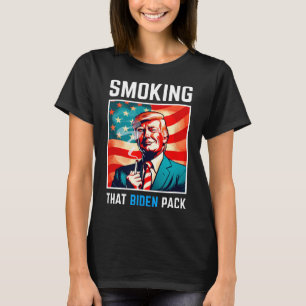 T-shirt Fumer ce pack de Biden - Trump 2024