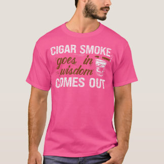 T-shirt Fumer des cigares Fumée de cigare