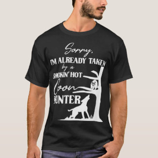 T-shirt Fumer Des Femmes Chasseurs De Coon Chaud Chasseur