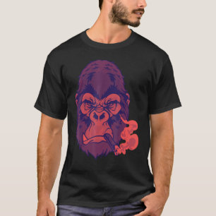 T-shirt Fumer Du Cigar Signifie Chercher Des Gorilles De C