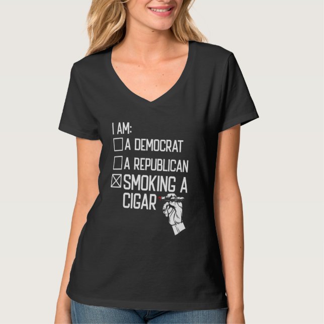 T-shirt Fumer Fumer Fumer Fumer Fumer Un Cigar (Devant)