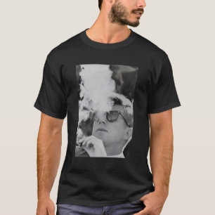 T-shirt Fumer Jfk Avec Shades John F Kennedy Président