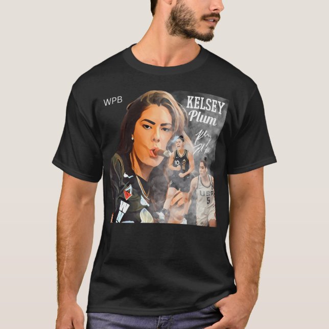 T-shirt Fumer Kelsey Plum (Devant)