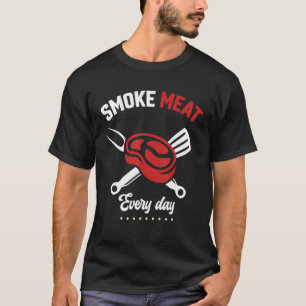 T-shirt Fumer la viande tous les jours Bulgogi coréen mang
