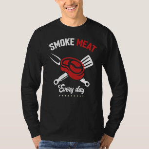 T-shirt Fumer la viande tous les jours Bulgogi coréen mang