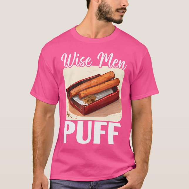 T-shirt Fumer le cigare Tabac Fumée Cigarette Fumeur Cigar (Devant)