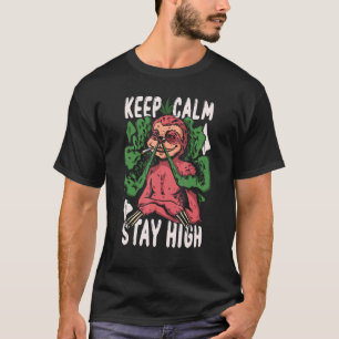 T-shirt Fumer les mauvaises herbes animales Sloth & Weeds