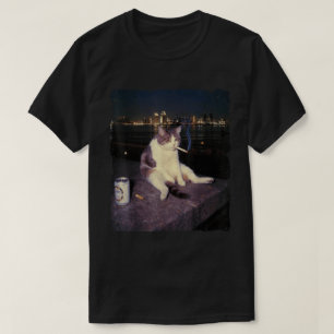 T-shirt Fumer Mème Chat Brainrot Design