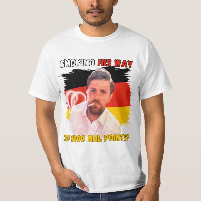 T-shirt FUMER Son chemin vers 1000 points de la LNH (Devant)