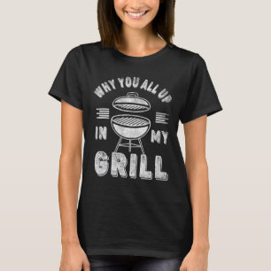 T-shirt Fumeur BBQ Rétro Vintage Pourquoi Vous Êtes Tous D