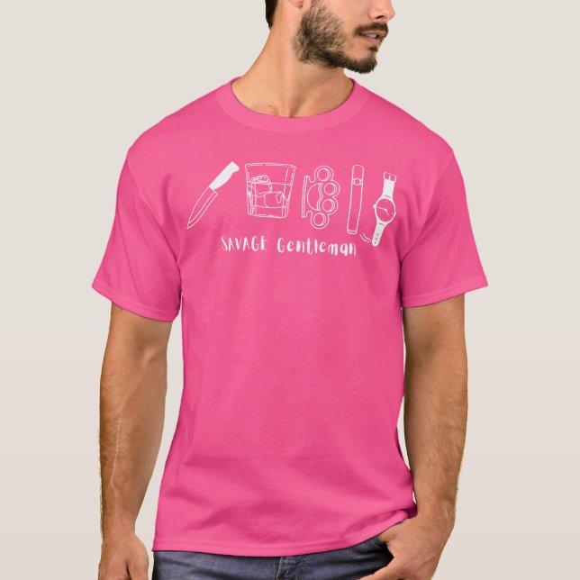 T-shirt Fumeur de cigare gentleman (Devant)