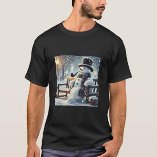 T-shirt fumeur de neige