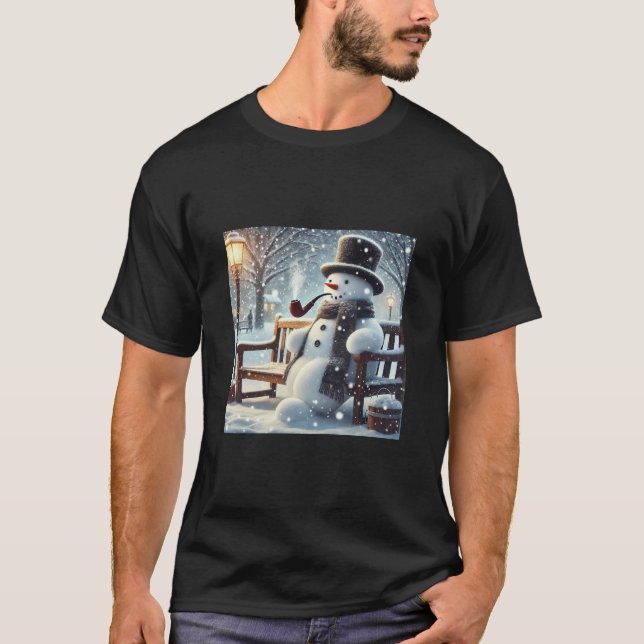 T-shirt fumeur de neige (Devant)