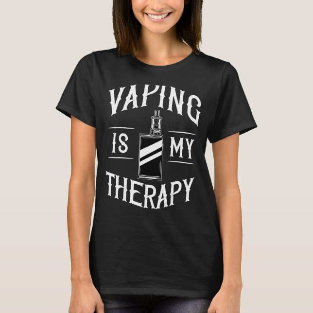T-shirt Fumeur Vape Fumeur de cigarettes électronique (Devant)