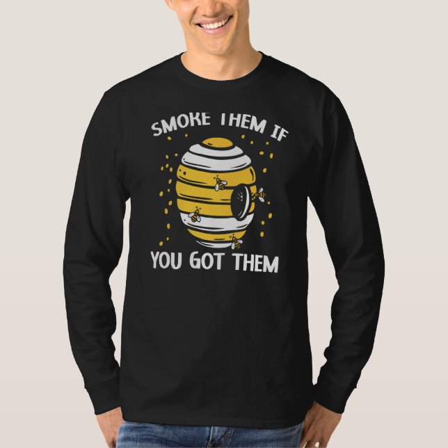 T-shirt Fumez-Les Si Vous Les Avez Abee Beekeeper Beekeepi (Devant)