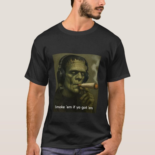 T-shirt Fumez-les si vous les avez Frankenstein (Devant)