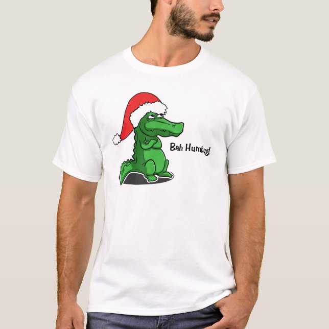 T-shirt Fumisterie de Bah ! Amusement, alligator avec le (Devant)