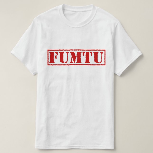 T-SHIRT FUMTU (Design devant)