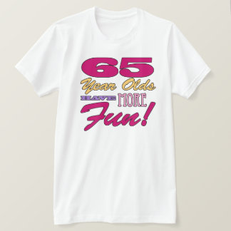 T-shirt Fun 65e anniversaire
