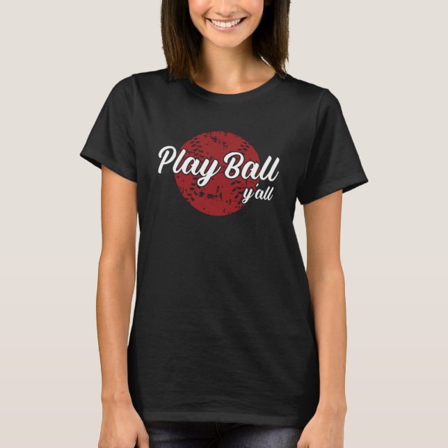 T-shirt Fun Baseball Jouer Ball Y Tous Jouer Baseball G (Devant)