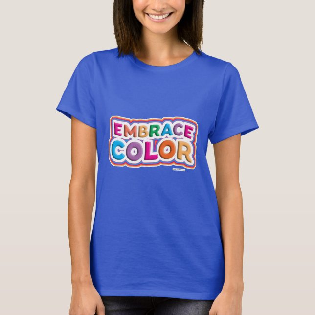 T-shirt Fun Bold brillant Embrasser couleur Epic Motto (Devant)