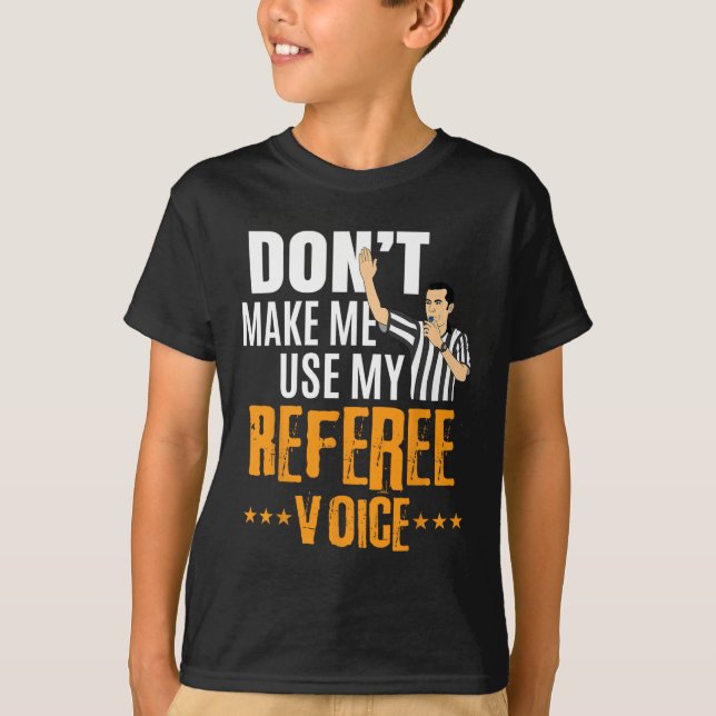 T-shirt Fun Bysketbyll Ref Hoops - Bysketbyll Arbitre (Devant)