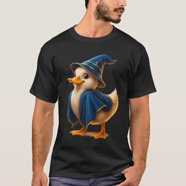T-shirt Fun Canard Magicien (Devant)