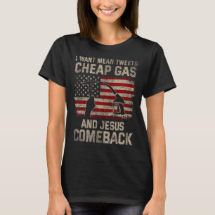 T-shirt Fun Christian Je veux que Jésus signifie tweets ga