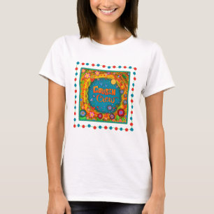 T-shirt Fun Cousin Crew Colorful Floral Inspirivt