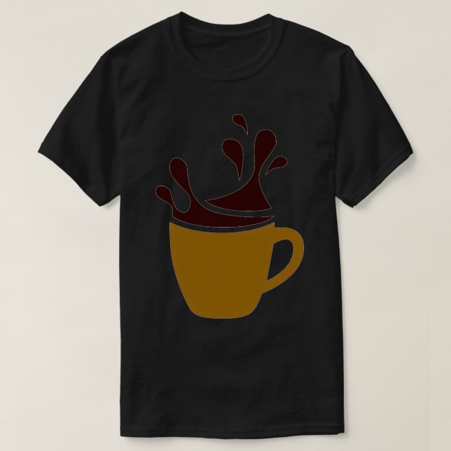 T-shirt Fun Cup De Café Café Boisson Barista Beverag (Design devant)