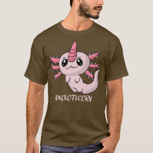 T-shirt Fun Cute kawaii rose pastel aolotl aalotl anime fi