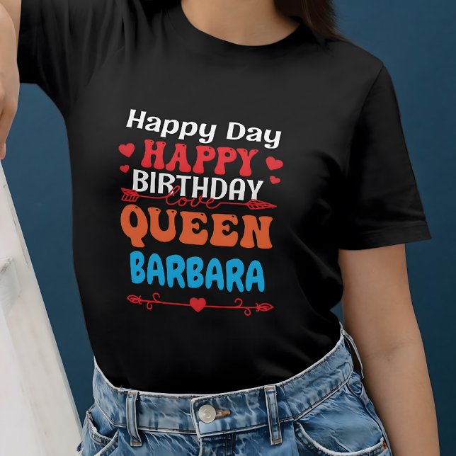 T-shirt Fun d'anniversaire heureux personnalisé Simple (personalized t-shirt, personalized birthday t-shirt, birthday t-shirt, happy birthday t-shirt)