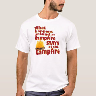 T-shirt Fun de feu de camp
