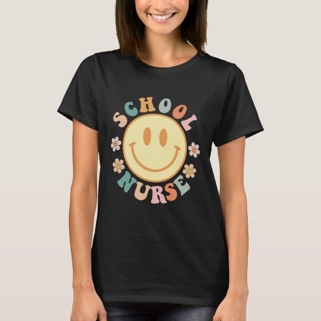 T-shirt Fun École Infirmière Tee - shirts Graphiques Tops  (Devant)