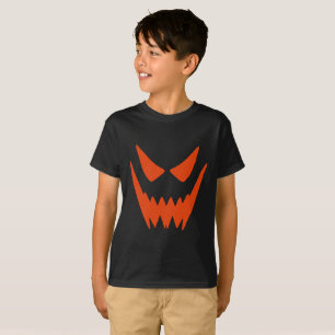 T-shirt Fun Effrayant Éffrayant Citrouille Jack-o'-lantern