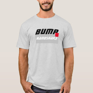 T-shirt Fun Elbow Bump Handshake, distance sociale