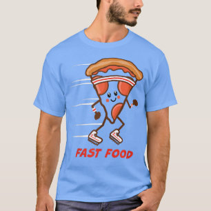 T-shirt Fun Fast Food Pizza RunHeadband Baskets Hung